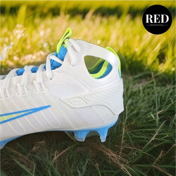 Nike Alpha Huarache 9 Elite Mid NBY LAX SE Lacrosse Cleats FV6149 100 - Men's 9 - Picture 13 of 14